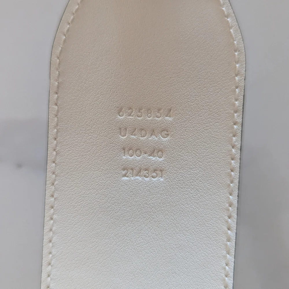 Gucci x Adidas Limited Edition Horsebit Belt. 625834 214351. 100cm 40 inch. New - Picture 6 of 11